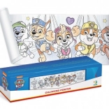 Poster de colorat PAW PATROL 70 × 16 cm