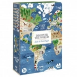 Puzzle mare Londji Descoperă lumea