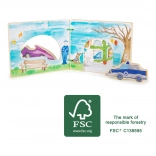 Carte Interactivă din Lemn Poliție Small Foot