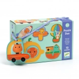 DJECO Eduludo Puzzle Duo - Mijloace de transport