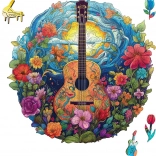 Puzzle din lemn Chitară 200 de piese