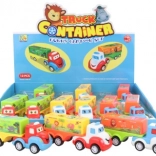 Baby camion din plastic cu mecanism de inerție