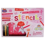 Șabloane de desen – zâne la modă, set mare