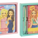 Jurnal Besties și stilou cu bilă