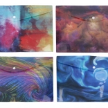 Mapă documente din plastic cu capsă A4, mix de culori