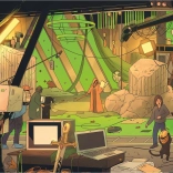 Puzzle Găsește 10 obiecte – film, 300 piese XL