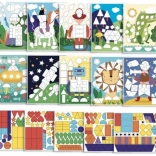 Set de autocolante – forme și culori