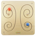 Tablă educațională din lemn Fluture de la Masterkidz