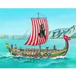 Navă vikingă DRAKKAR – model 1:60