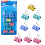 Set de cleme colorate pentru birou 25 mm 8 buc