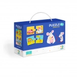 Puzzle DODO Opuse pentru copii 12 perechi