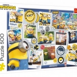 Puzzle Minionii Colecție Nebună de Fotografii 500 de piese