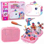 Set de constructie creativ Unicorn cu bormașină