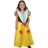 Rochie de carnaval Albă-ca-Zăpada pentru copii 92-104 cm
