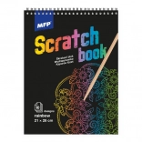 Bild de zgâriat bloc Curcubeu 21x28cm