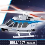Cobi set de construcție Bell 407 Police – elicopter civil 1:48