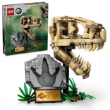 lego jurassic world 76964 – craniu de tiranozaur pentru expunere