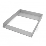 masă de înfășat gri – adaptor din lemn compatibil cu IKEA