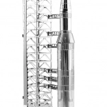 METAL EARTH puzzle 3D Apollo Saturn V cu rampă