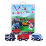 Carte de colorat auto vie