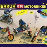 Merkur motociclete – set de construcție metalic, 174 piese, până la 10 modele