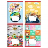 caiet școlar A5 30 file dictando – vocabular 8 mm