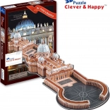 Puzzle 3D Bazilica Sf. Petru Vatican