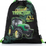 Săculeț pentru încălțăminte cu motiv tractor