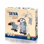 Set de construcție Seva Animale – pui de păsări, 347 piese