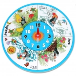 Ceas de perete din lemn KRTEK 20 cm