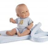 Păpușă realistă bebeluș Guca cu corp din vinil complet 25 cm