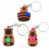 Breloc Kapibara din silicon