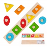 Puzzle din lemn Montessori Clasic Lume