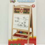 Tablă dublă din lemn cu abac