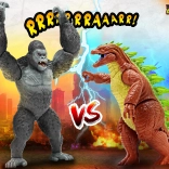 Primal Clash duel Boss vs King Kaiju – set figurine de acțiune 21 cm