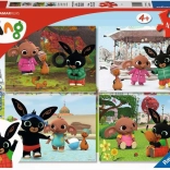 Puzzle Ravensburger Bing 4×42 piese