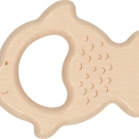 Goki jucărie zgomotoasă din lemn pește