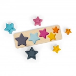 Bigjigs Toys puzzle de inserare stele pentru apă