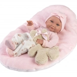 Păpușă bebeluș din vinil 40 cm Llorens Nica