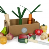 Set de fructe și legume de tăiat Fresh de la Small Foot