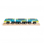 Bigjigs Rail tren de lemn Intercity 125