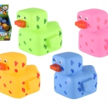 Rățușcă de baie pixeli din cauciuc 8 × 10 cm, set 4 culori