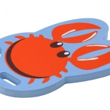 Placă din spumă albastră pentru învățarea înotului