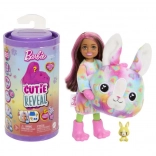 barbie cutie reveal chelsea vise colorate – surpriză cu animăluț și schimbare de culoare