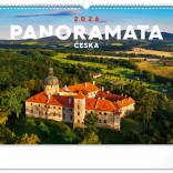 Calendar de perete Panoramata Cehia 2026