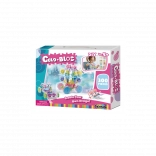 Set de construcție Golo Bloc 300 bucăți pentru fete