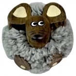 Magnet din lemn cu pompon – șoarece 2Kids Toys