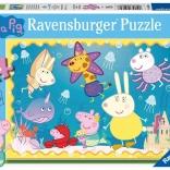 Ravensburger puzzle Peppa Pig: Lumea Submarină 35 piese