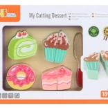 Set din lemn pentru tăierea deserturilor VIGA