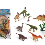 Set de dinozauri din plastic – 10 piese
